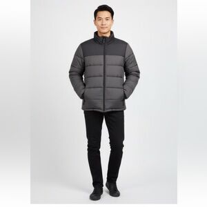 Winter‎ coat Champion Men's Charcoal Puffer Jacket, Excellent condition.
